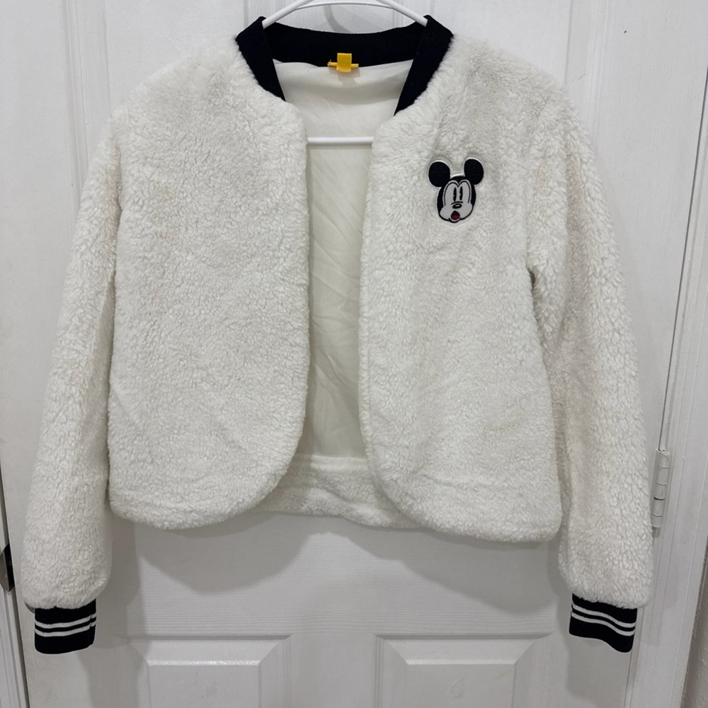 Disney Black and White Fleece Jacket